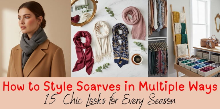 How to Style Scarves in Multiple Ways: 15 Chic Looks for Every Season