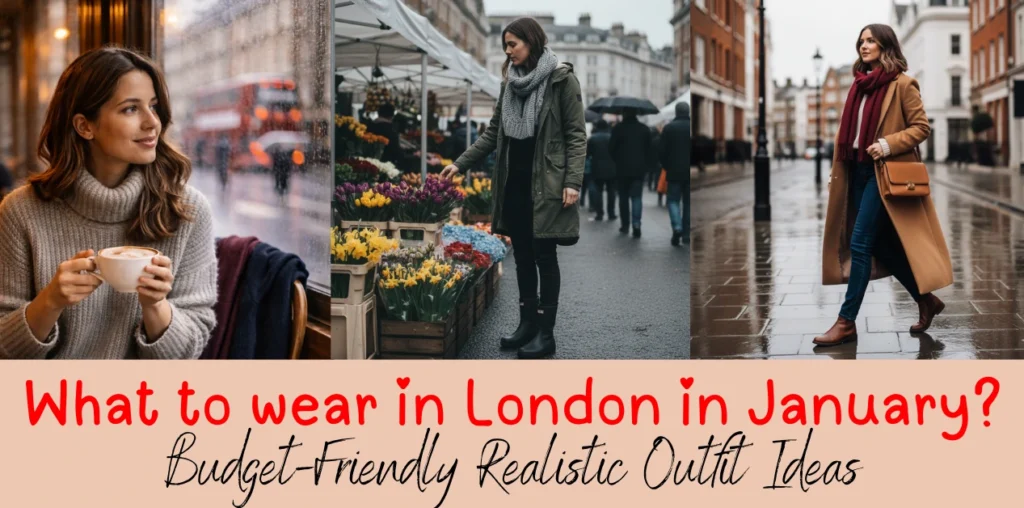 What to wear in London in January? Budget-Friendly Realistic Outfit Ideas.