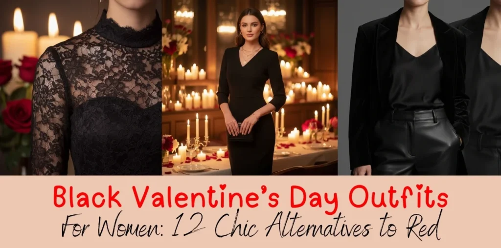 Black Valentine's Day Outfits for Women: 12 Chic Alternatives to Red