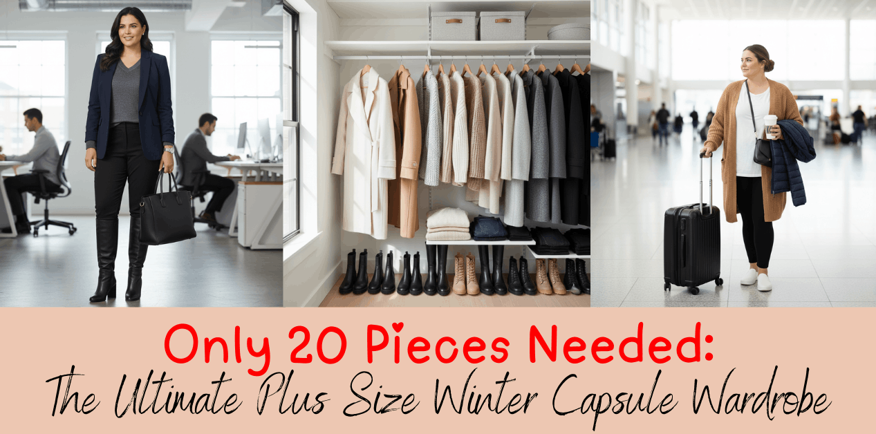 Walk In Plus Capsule The Ultimate Plus Size Winter Capsule Wardrobe: Only 20 Pieces Needed
