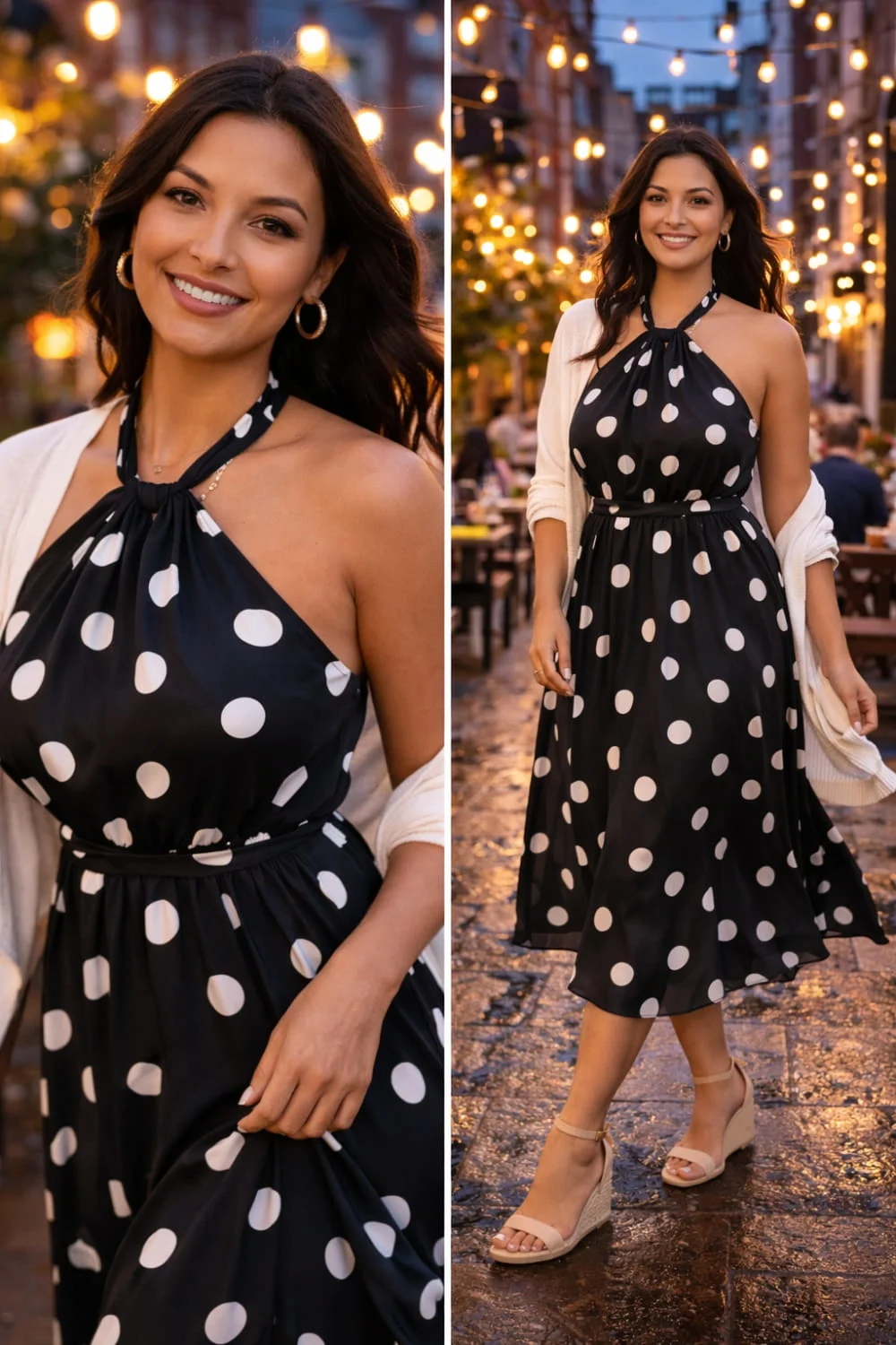 Halter neck dresses 2026 for date nights in ruffle dresses 2026 inspired UK spring fashion 2026.