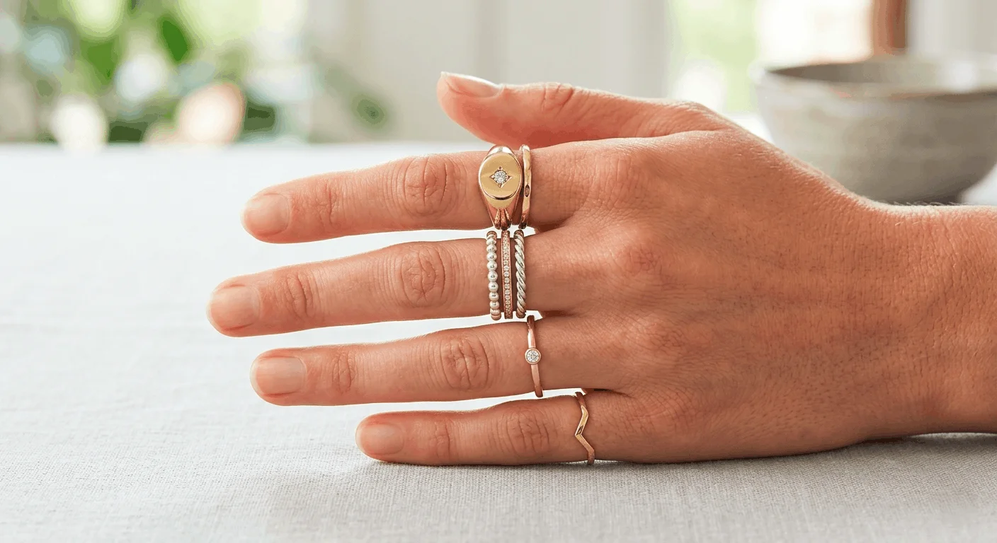 How to style layered rings with mixed metals for spring jewelry trends 2026