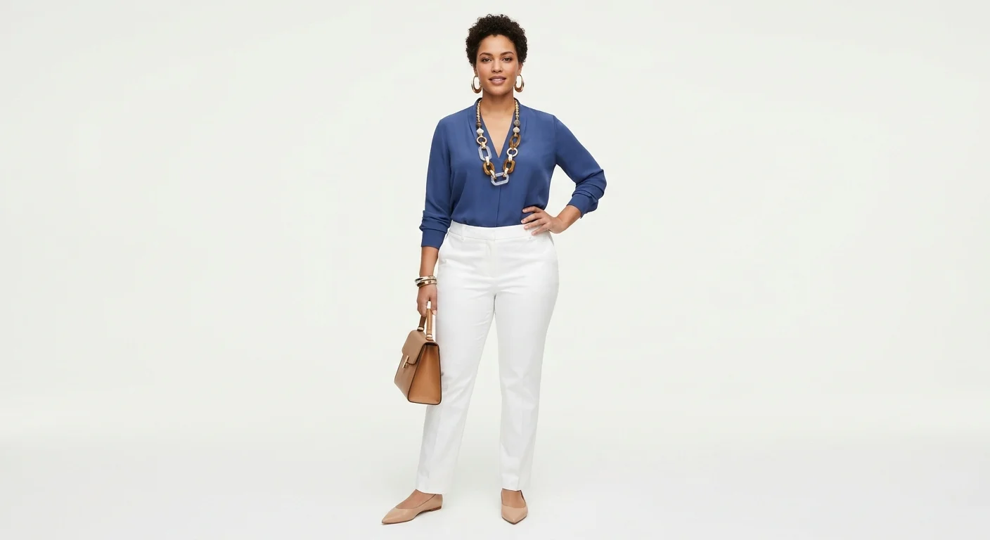 Apple-Shaped body type outfit ideas - flattering fashion tips for women