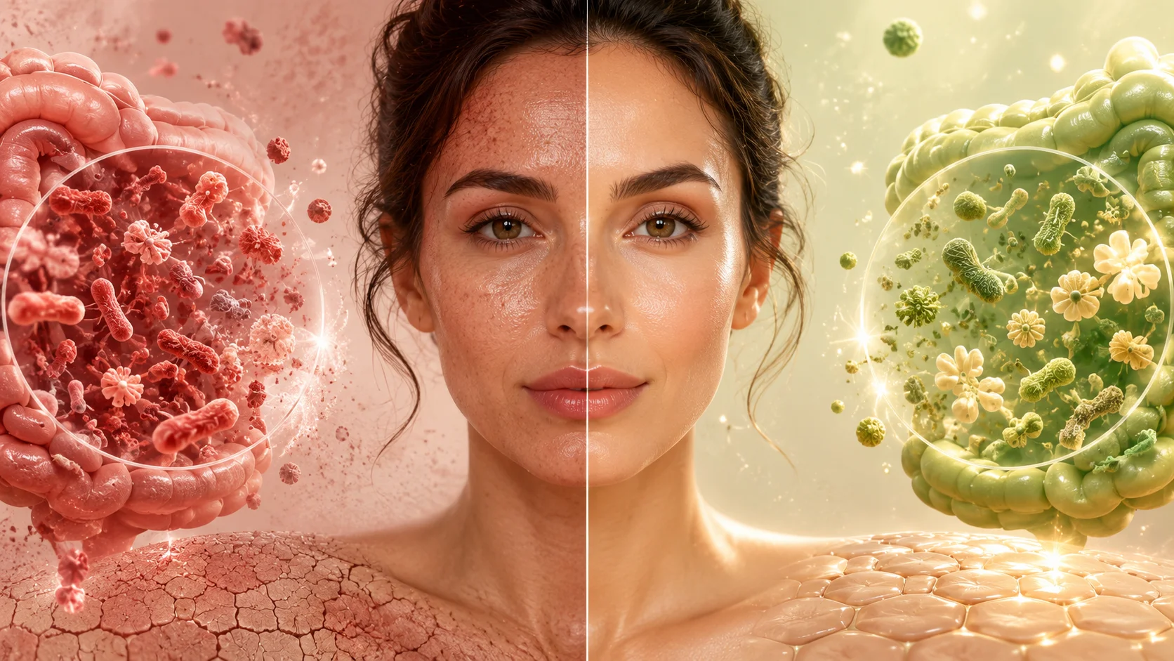 The gut-skin connection explained — how gut health directly affects skin clarity and aging in women