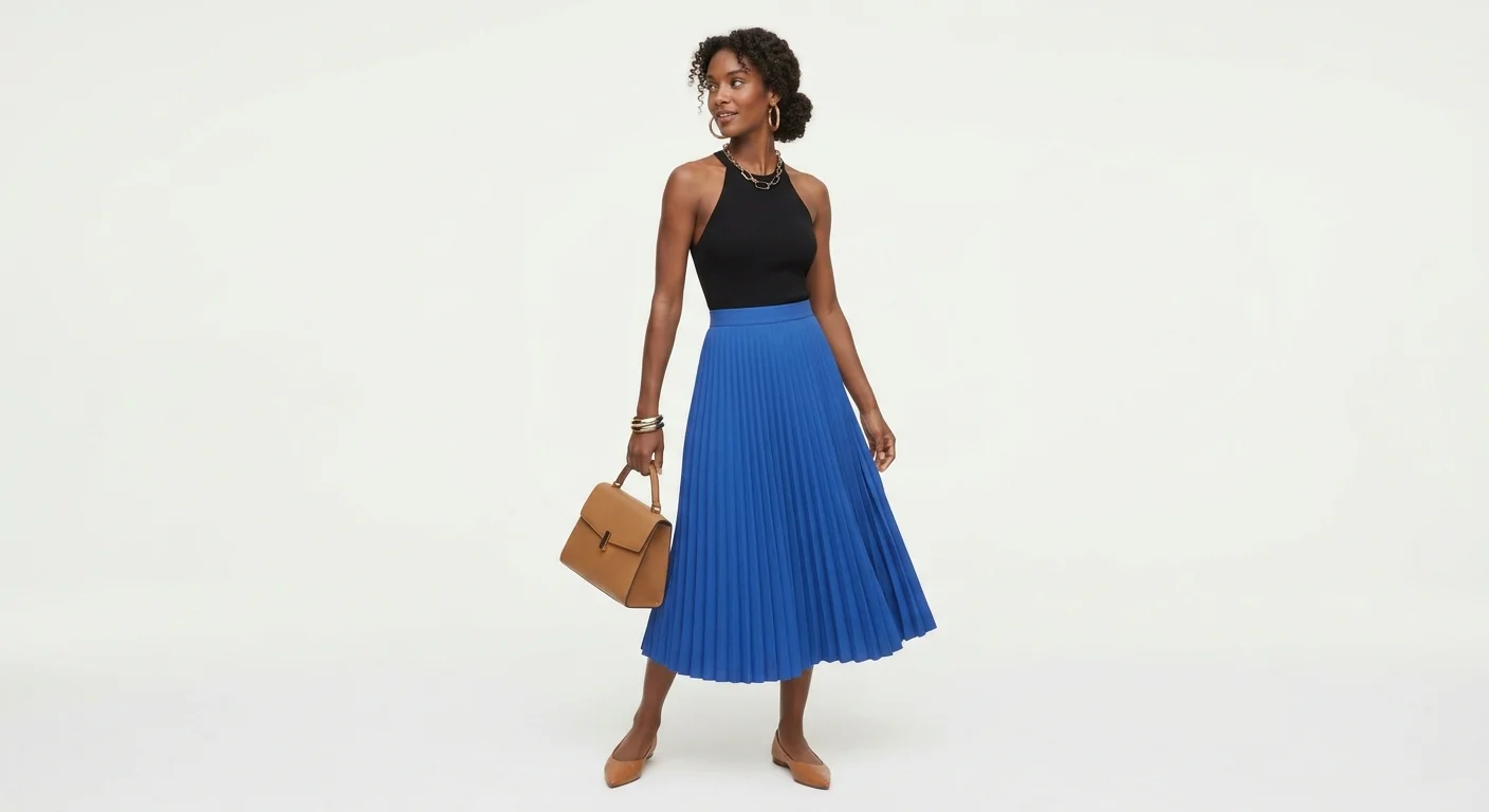 Inverted triangle shaped body type outfit ideas - flattering fashion tips for women
