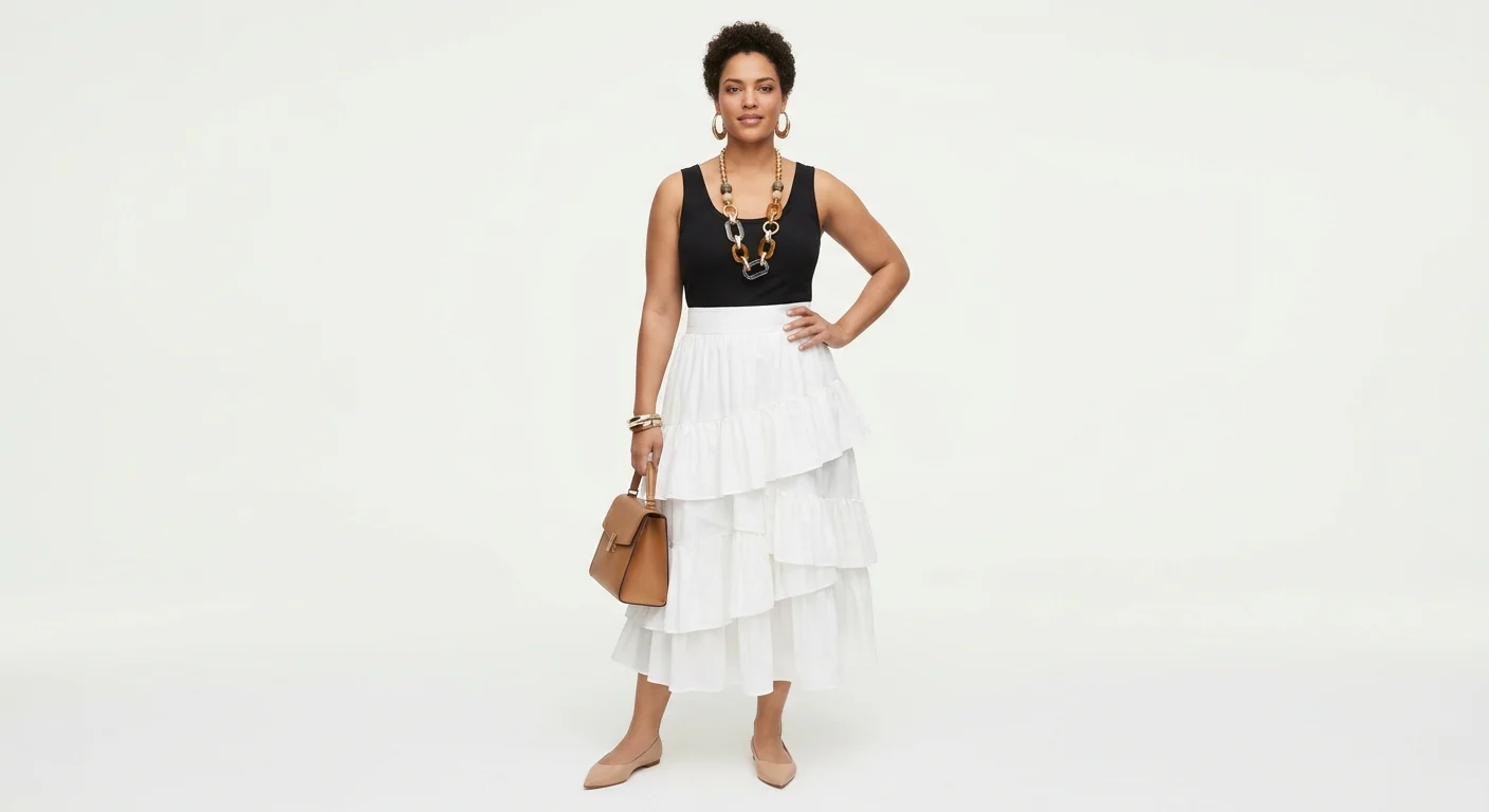 Rectangle-Shaped body type outfit ideas - flattering fashion tips for women