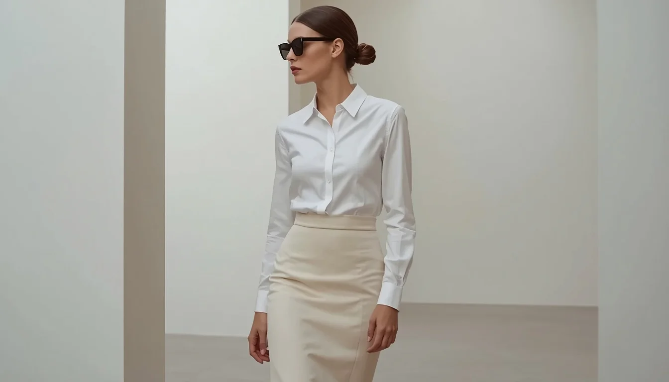 Carolyn Bessette Kennedy-inspired minimalist outfit for 2026 — timeless quiet luxury style