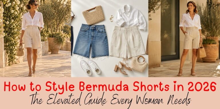 How to style Bermuda shorts in 2026 — elevated outfit guide for women